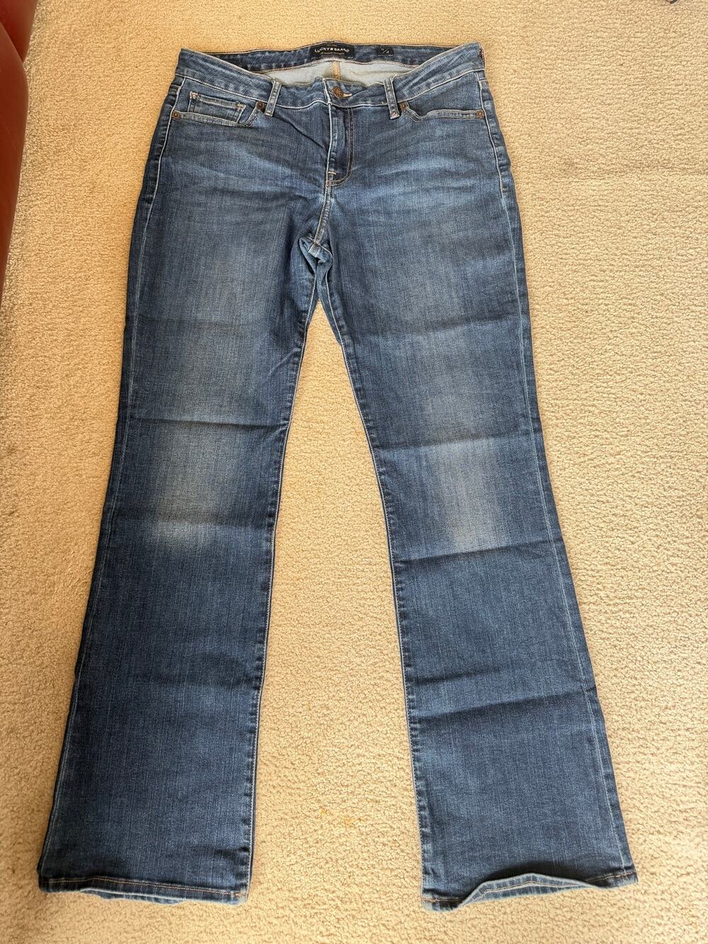 Lucky Brand Lolita Boot Jeans Womens 12/31 Blue Wash Bootcut Denim
